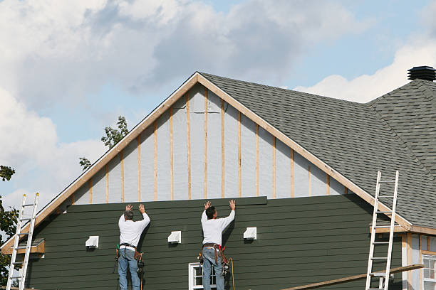 Professional Siding Replacement technician working in Newton, NC